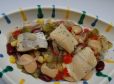Heringsalat mit roten Bohnen und Erdäpfeln