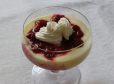 Heiße Liebe - Vanillecreme mit Himbeeren