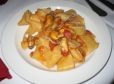 Miesmuschelcurry mit Homemade Pasta und kandiertem Knoblauch