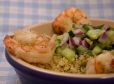 Couscous mit Garnelen