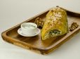 Bärlauchstrudel mit Ricotta
