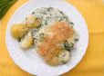 Gratinierte Bärlauchschnitzel