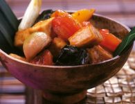 Süß-saures Tofu-Gemü...