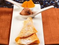 Crêpe mit Schokolade...