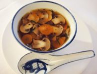 Gemüsesuppe mit Kuzu