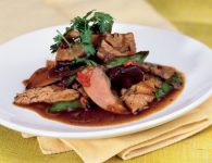 Schweinefleisch süß-...