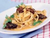 Spaghetti mit Morche...