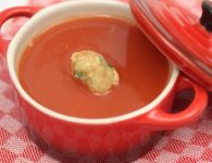 Paradeissuppe mit Ha...