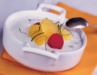 Kalte Kokossuppe mit...
