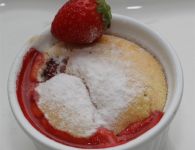 Erdbeergratin
