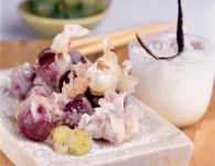 Tempura-Trauben mit...