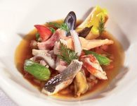 Fischsuppe mit Safra...