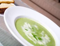 Bärlauchsuppe auf St...
