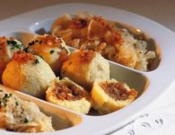 Grammelknödel aus Er...
