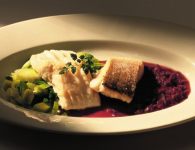 Hechtfilet mit roter...