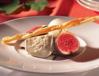 Mozzarella mit Feige...