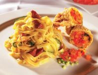 Tagliatelle mit geba...
