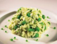 Risotto verde (Erbse...