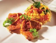 Rotbarben mit Tomate...