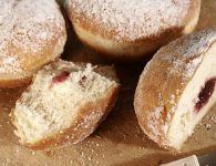Krapfen mit Erdbeerf...