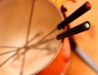 Fondue in Bierteig