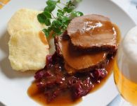 Rindsbraten in Biers...
