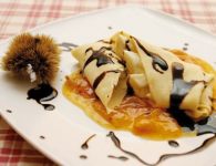 Crêpes mit Kastanien...