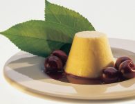 Grießsoufflé mit Kir...