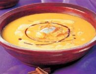 Kürbiscreme-Suppe