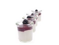 Brombeer Panna Cotta