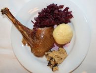 Gegrillte Gans mit S...