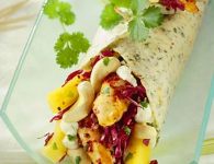 Mango-Hähnchen Wraps