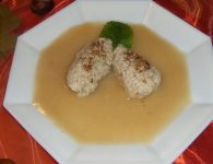 Topfennockerl mit Ap...