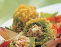 Topfen-Spinatknödel...