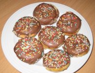 Donuts mit Schokolad...