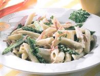 Penne mit Spargel un...
