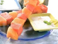 Melonenspieße mit Li...