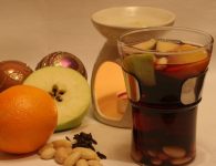 Glühwein mit Früchte...