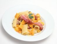 Pasta mit gebratenem...