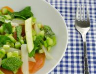 Spargel mit Lachs un...