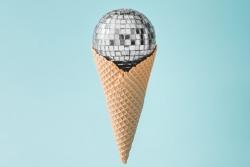 Discoball-Eiscreme Discoball-Eiscreme