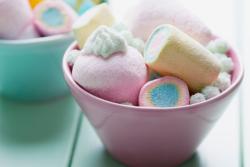 Marshmallows Sortiment in Schale Marshmallows Sortiment in Schale