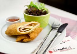 Palatschinken-Cordon-Bleu