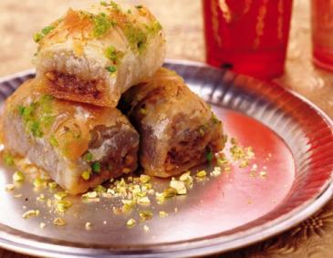 Baklava auf asiatische Art Baklava auf asiatische Art