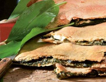 Focaccia mit Bärlauch Focaccia mit Bärlauch