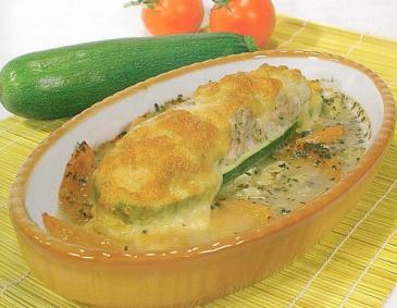 Gefüllte Zucchini Gefüllte Zucchini