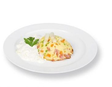 Gemüsepudding mit Rahmgurken Gemüsepudding mit Rahmgurken