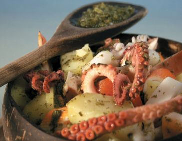 Griechischer Tintenfischsalat