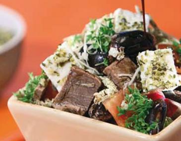 Käferbohnensalat mit Schafkäse Käferbohnensalat mit Schafkäse