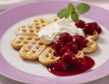 Kirsch-Waffeln Kirsch-Waffeln
